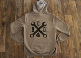 The "Wrench Logo" Sweatshirt- Grey/Black